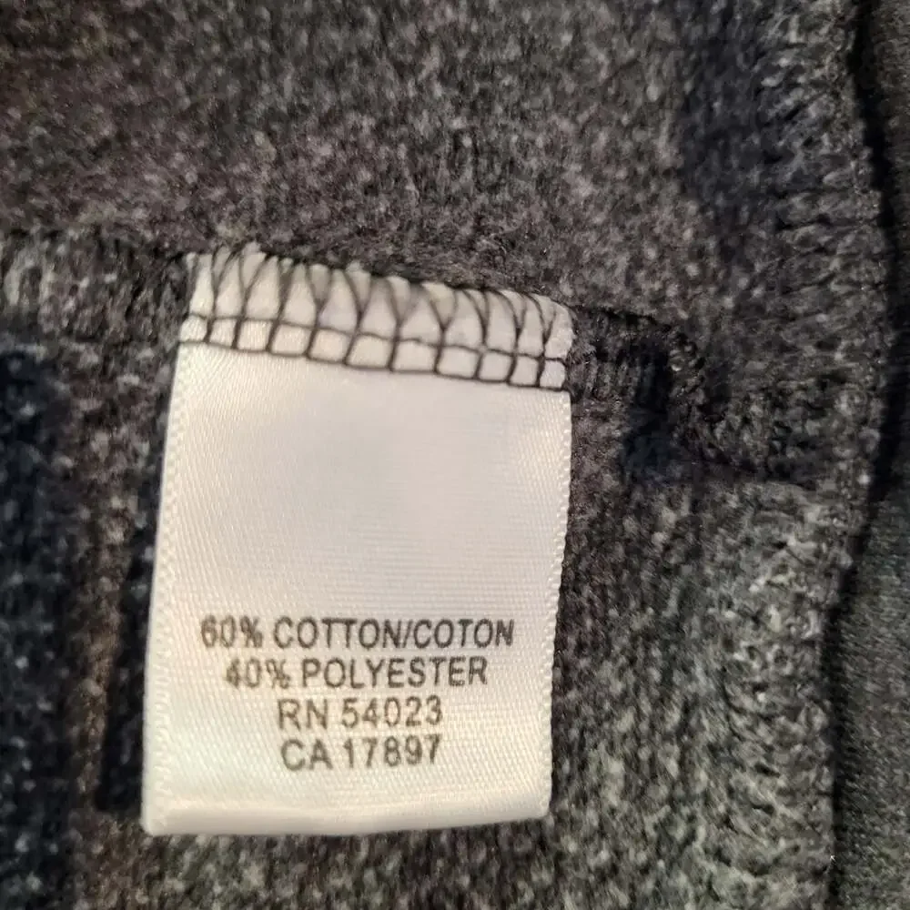 Banana Republic Grey Full Zip Mock Neck Fleece Jacket, XL